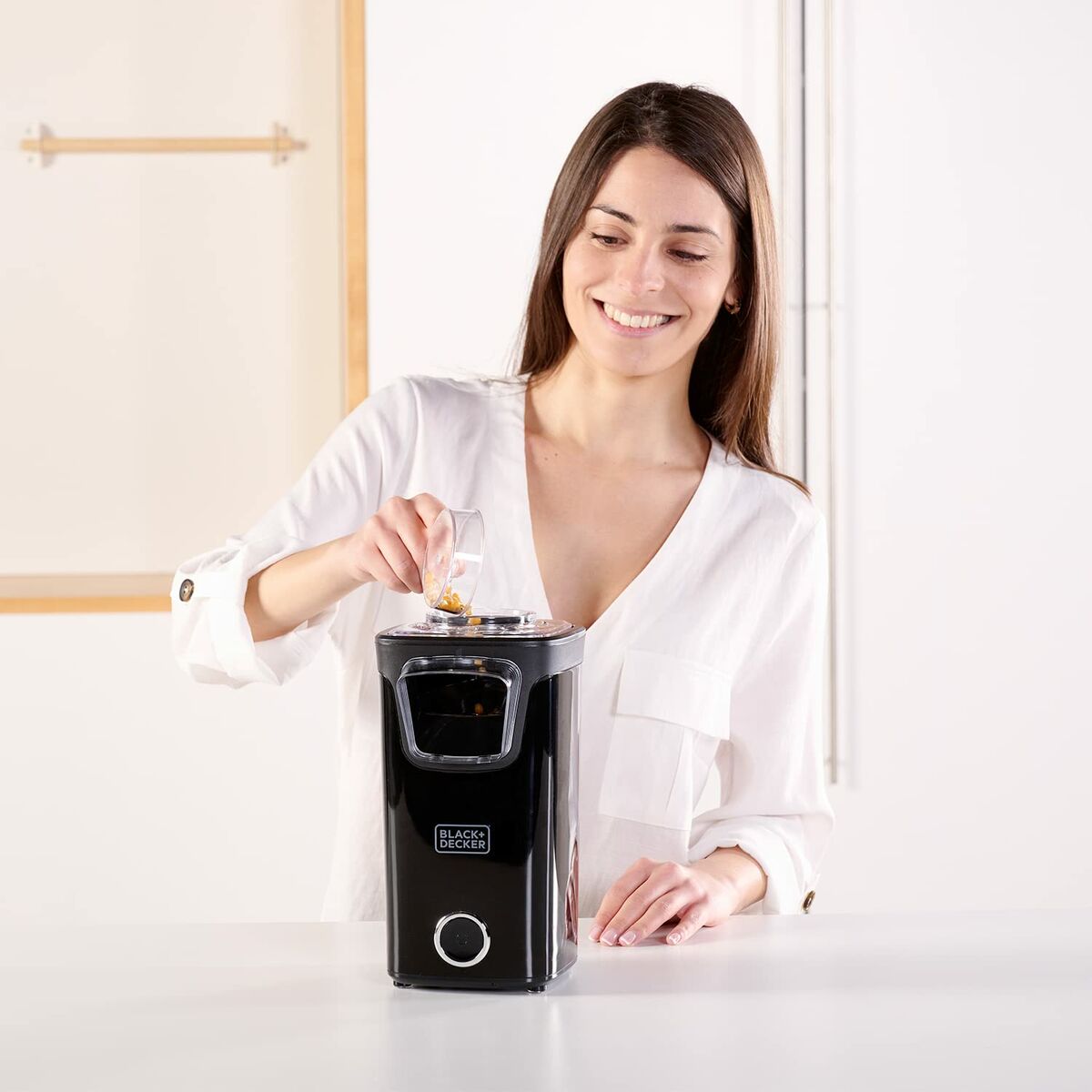 Stroj na popcorn Black & Decker ES9680100B Černý 1100 W